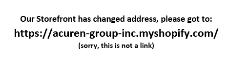 Our Storefront has changed address, please got to: https://acuren-group-inc.myshopify.com/